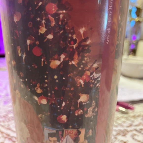 Santa Elvis Presley Travel Mug - Picture 5 of 5